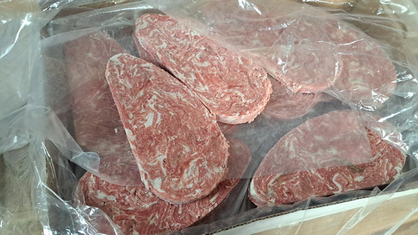 Philly Steak patties. All natural Prairie Creek