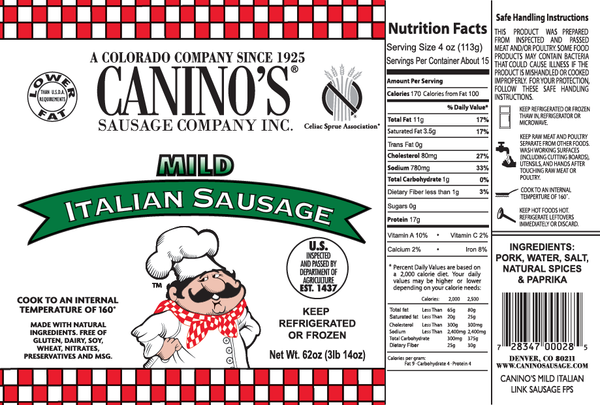 Canino's Bulk Pork Sausage