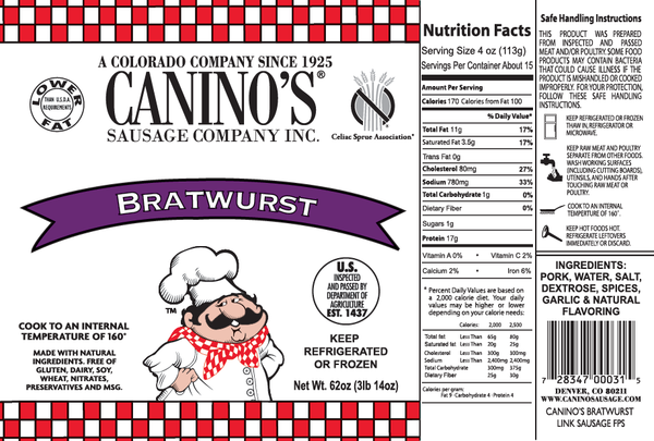 Canino's Bulk Pork Sausage