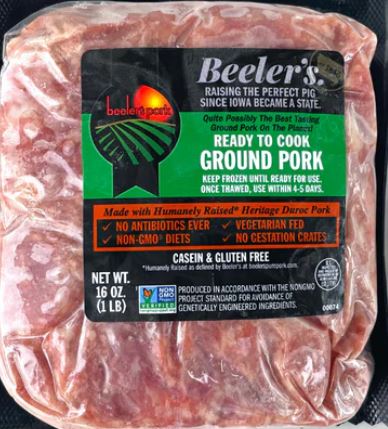 Non GMO Ground Pork