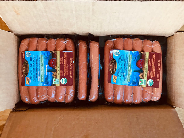 🟢 Organic - Beef Hot Dogs 100% Grass Fed and Finished