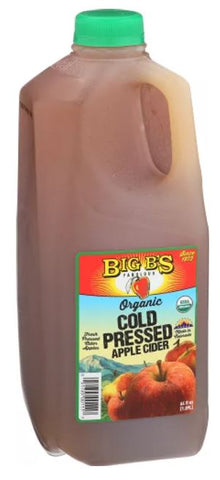 🟢 Big B's Organic Cold Pressed Apple Cider