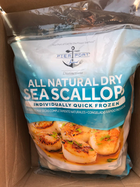 Dry Atlantic Scallops  - All Natural